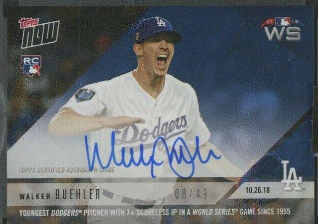 Walker Buehler [Autograph Blue] #936B