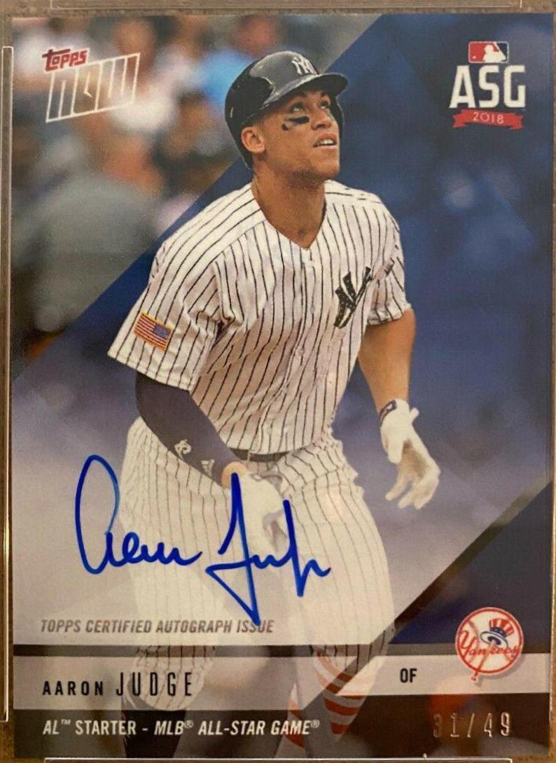 Aaron Judge [Autograph Blue] #AS16B