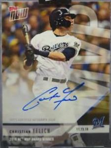 Christian Yelich [Autograph] #AW-7E