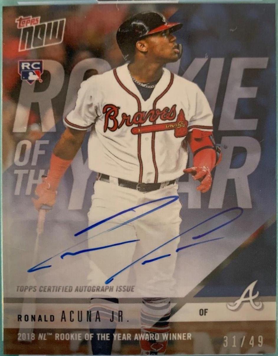 Ronald Acuna Jr. [Autograph] #AW-2B