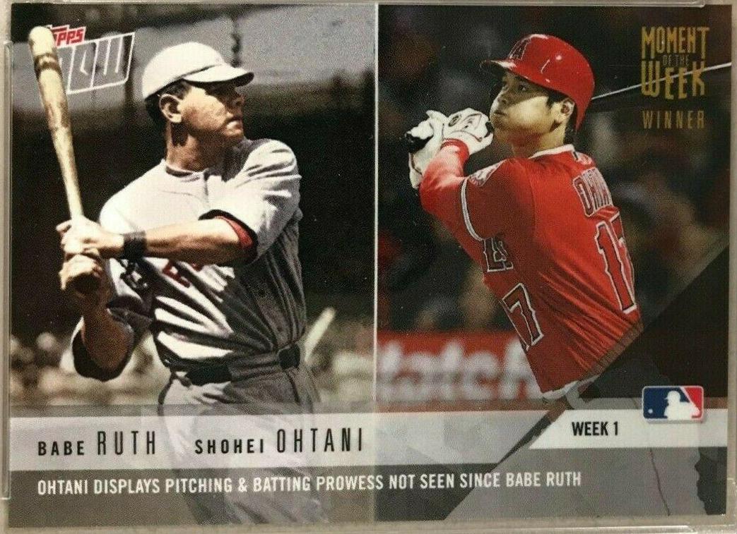 Babe Ruth, Shohei Ohtani [Gold Winner] #1W