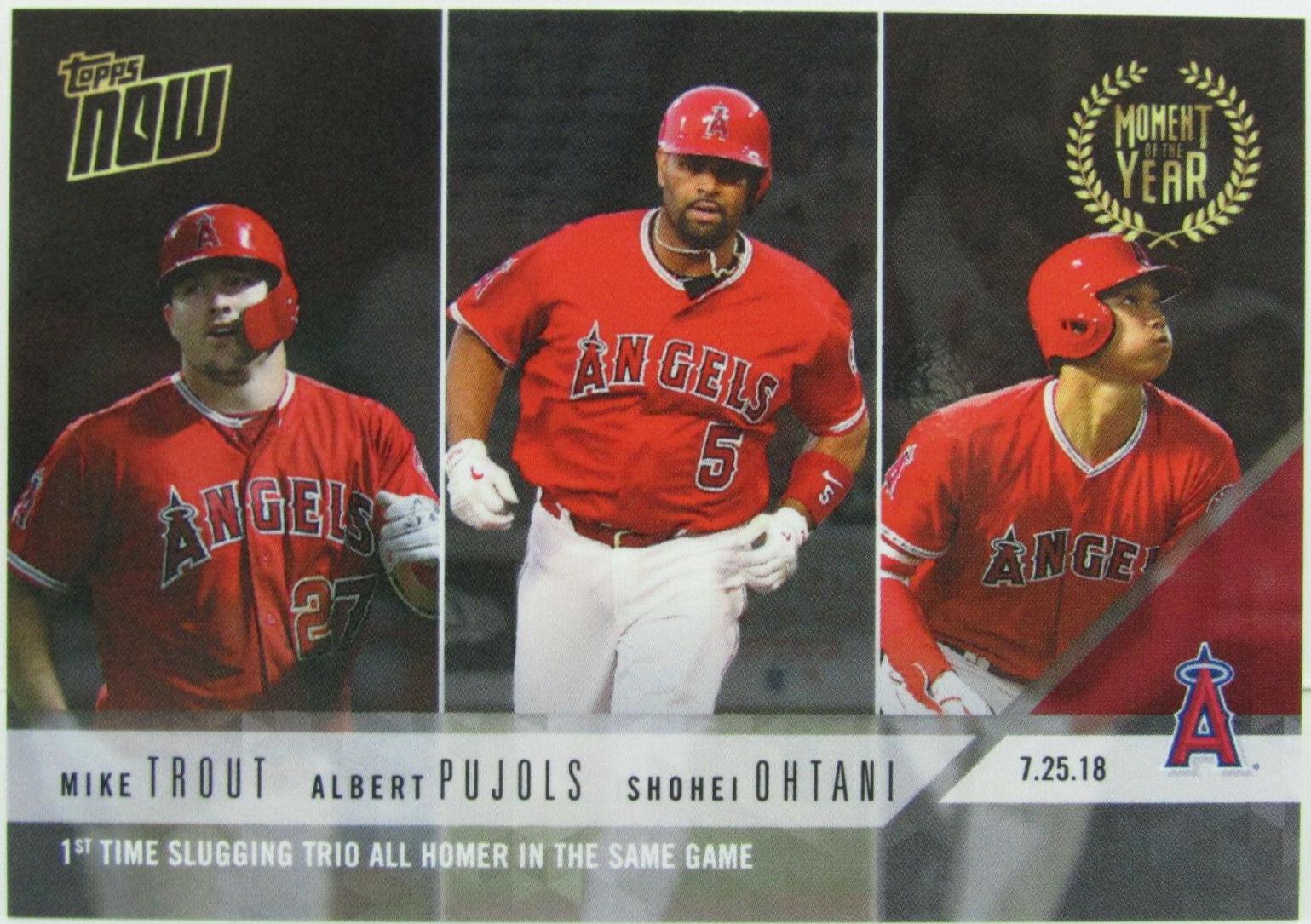 Albert Pujols, Mike Trout, Shohei Ohtani #MOY-6