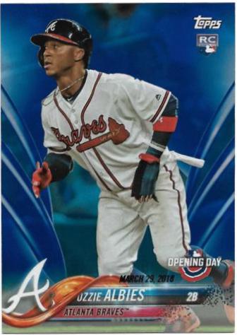 Ozzie Albies [Blue Foil] #13