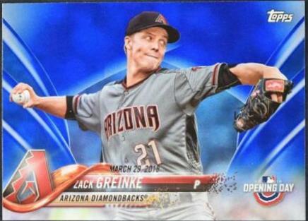 Zack Greinke [Blue Foil] #141