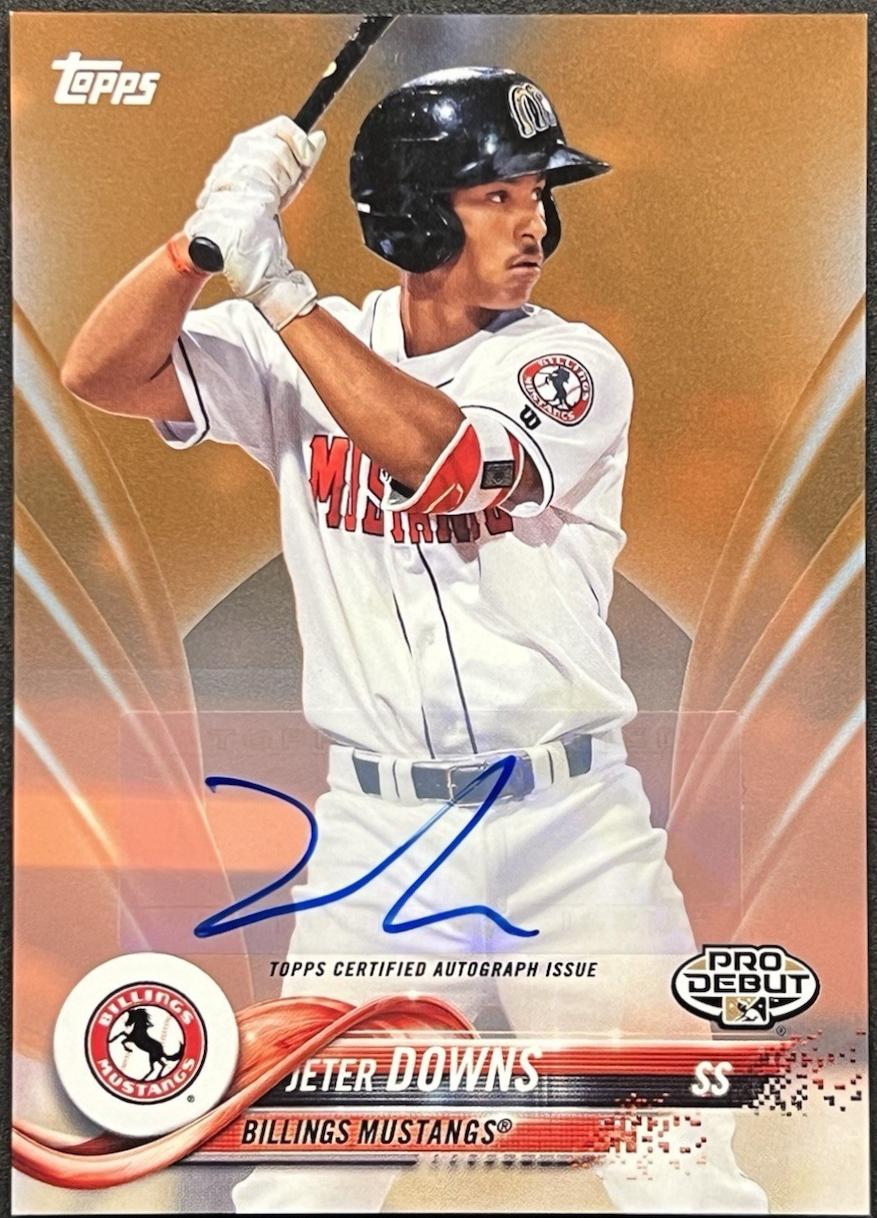Jeter Downs [Orange Autograph] #145
