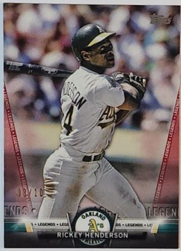 Rickey Henderson [Red] #S-80