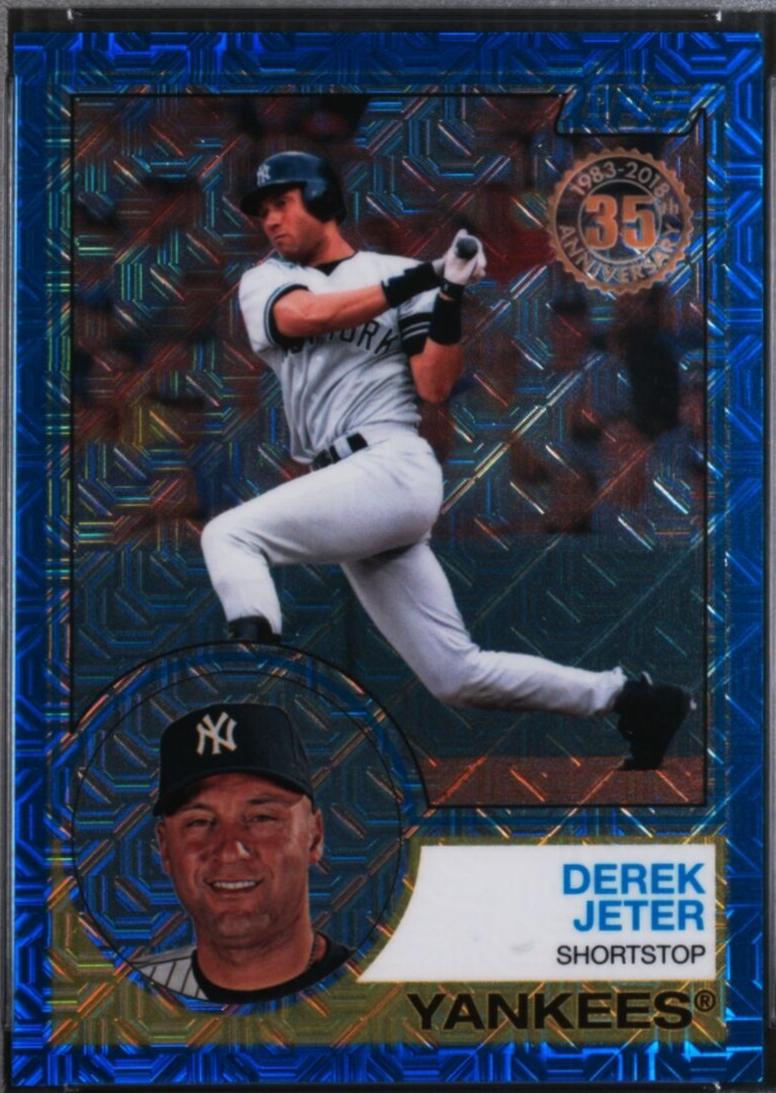 Derek Jeter [Blue Refractor] #1