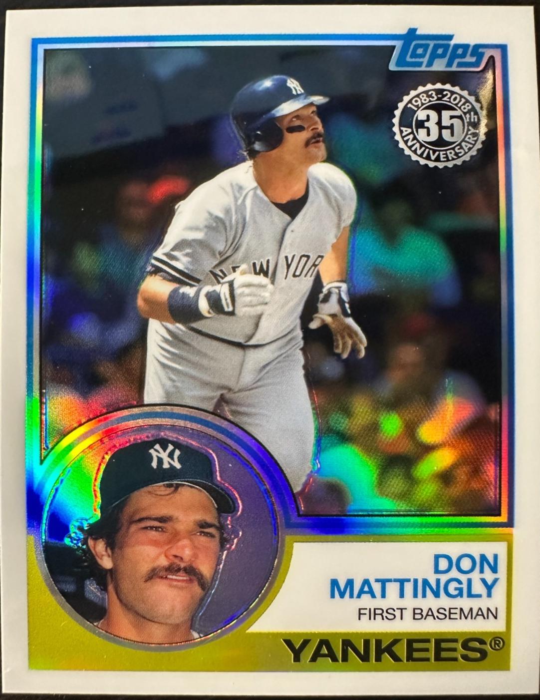 Don Mattingly [Orange Refractor] #75