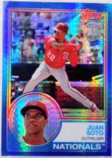Juan Soto [Blue Refractor] #134