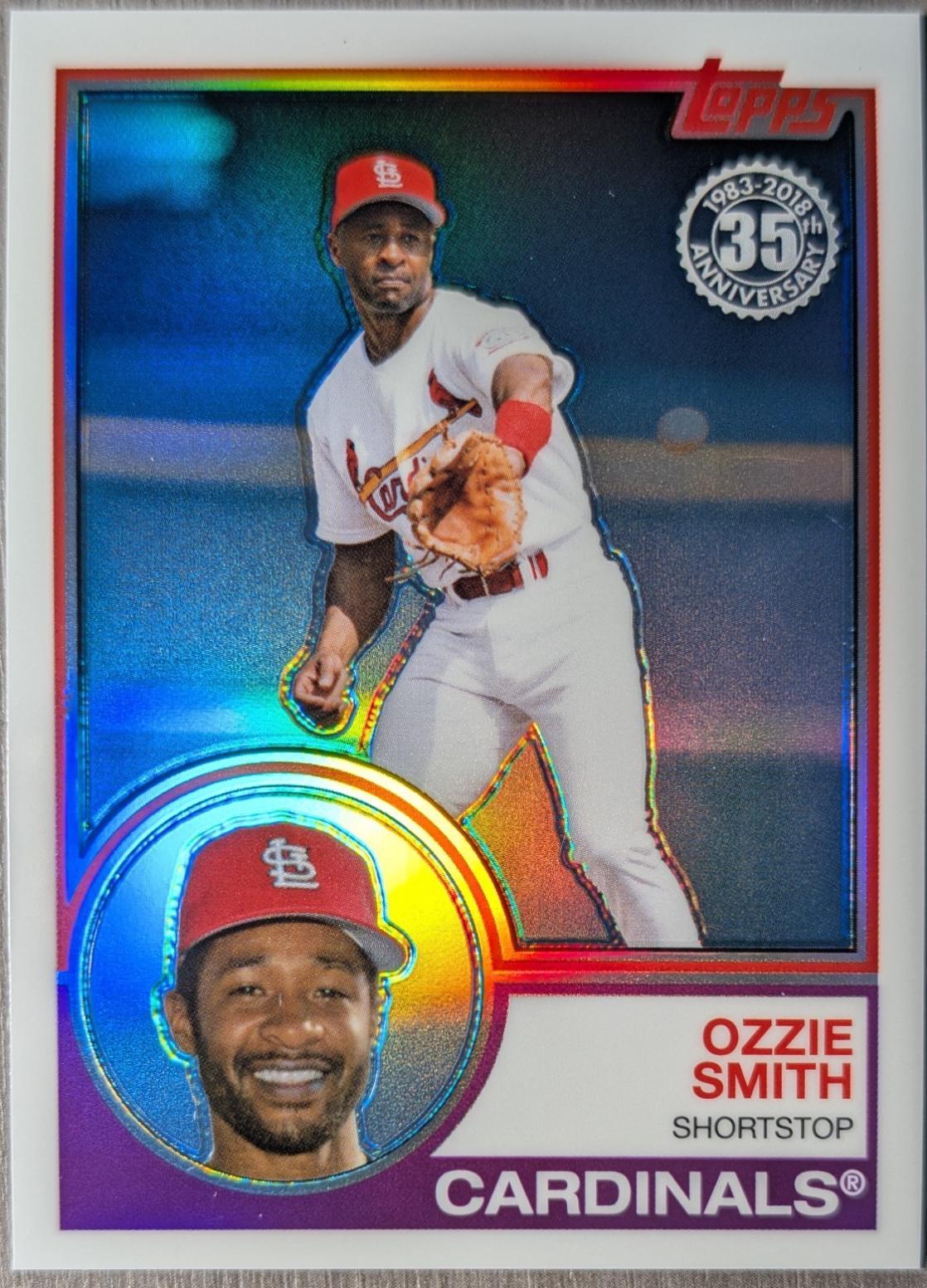 Ozzie Smith [Autograph Orange Refractor] #56