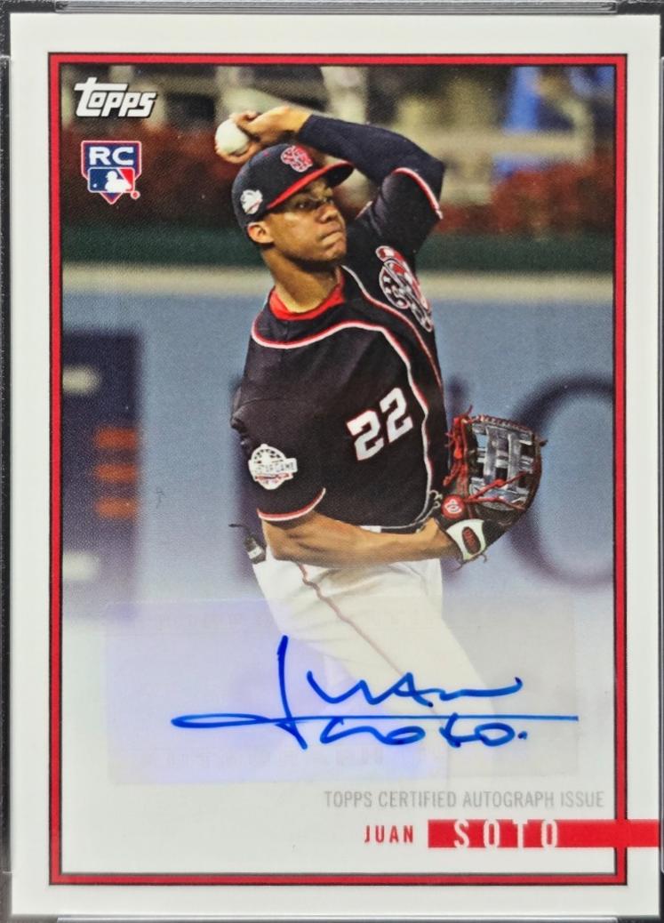 Juan Soto [Autograph] #1A