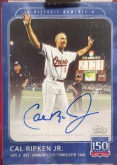 Cal Ripken Jr. [Autograph] #8A