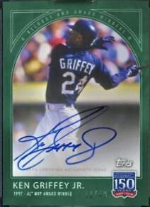 Ken Griffey Jr. [Autograph Green] #22B