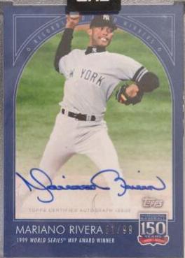 Mariano Rivera [Autograph Blue] #118A