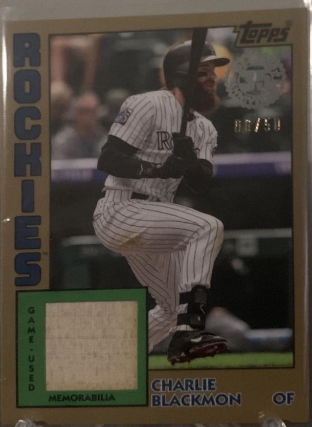 Charlie Blackmon [Gold] #CH