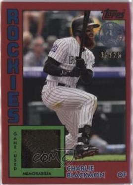 Charlie Blackmon [Red] #CH