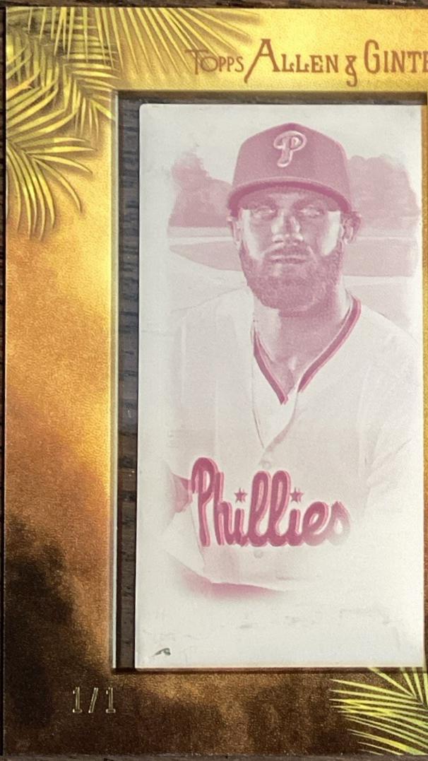 Bryce Harper [Framed Mini Printing Plate] #280