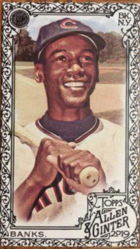 Ernie Banks [Mini Black] #20