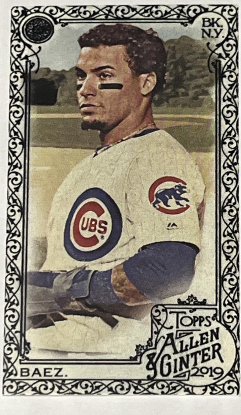 Javier Baez [Mini Black] #19