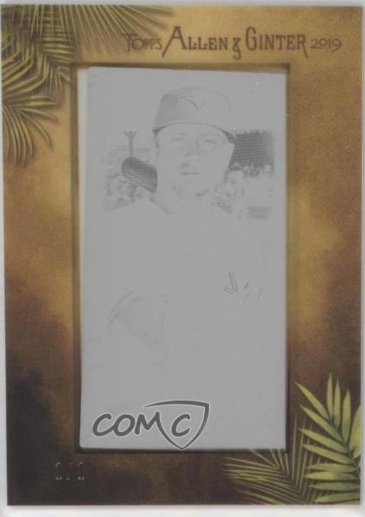 Justin Smoak [Framed Mini Printing Plate] #68