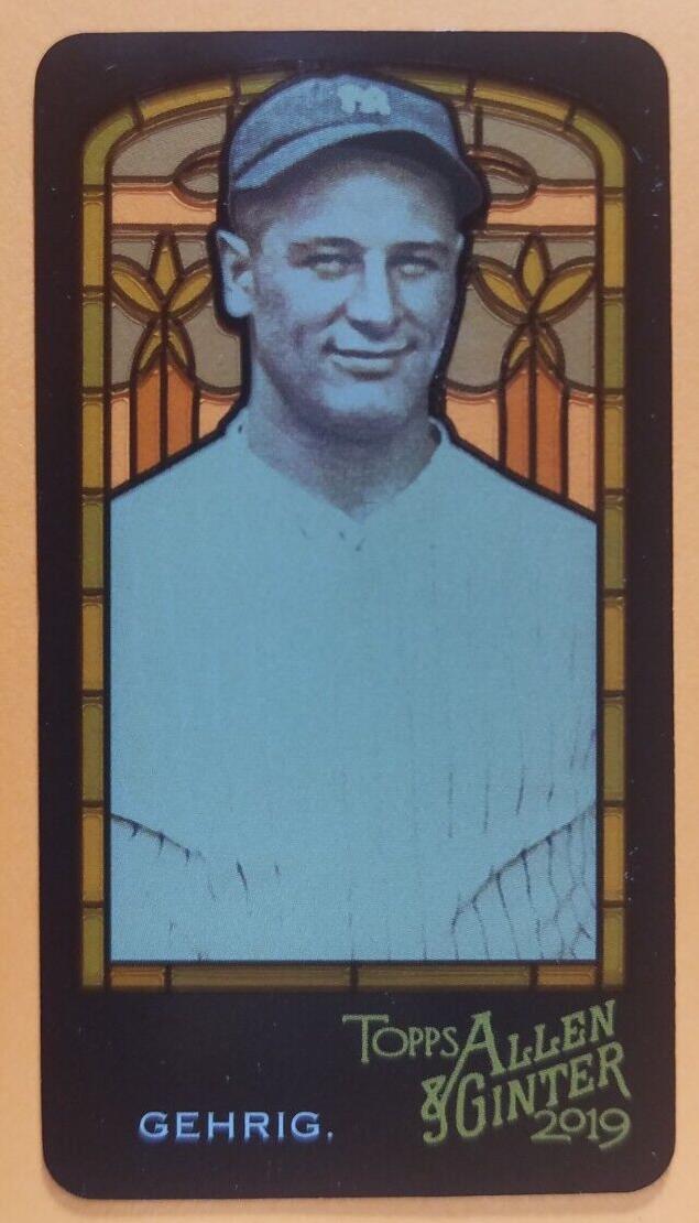 Lou Gehrig [Mini Exclusive Extended Stained Glass] #377