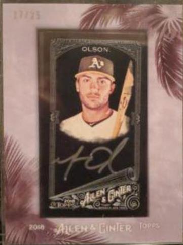 Matt Olson [Mini Black] #222