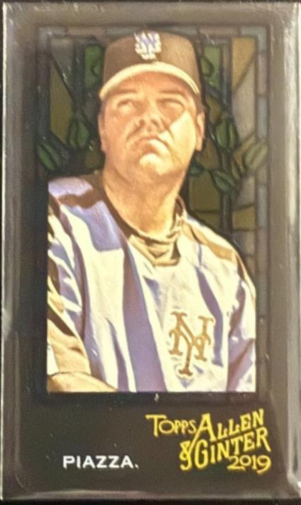 Mike Piazza [Mini Exclusive Extended Stained Glass] #384