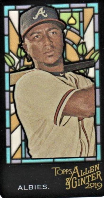 Ozzie Albies [Mini Stained Glass] #13