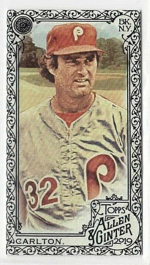 Steve Carlton [Mini Black] #150