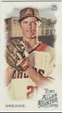 Zack Greinke [Mini Brooklyn Back] #9