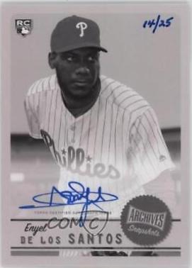 Enyel de los Santos [Autograph Black & White] #AS-DP