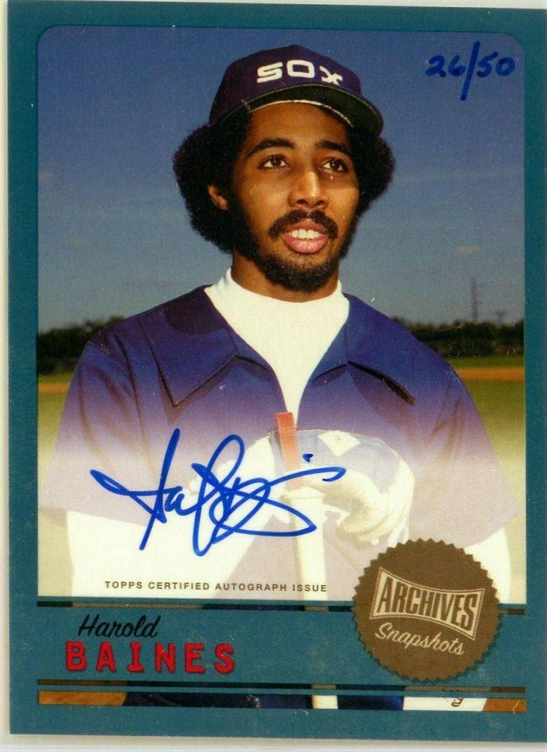 Harold Baines [Autograph Blue] #AS-HB