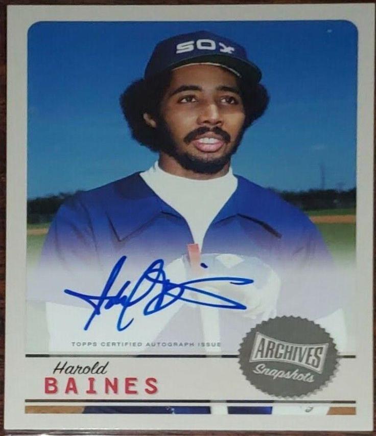 Harold Baines [Autograph] #AS-HB