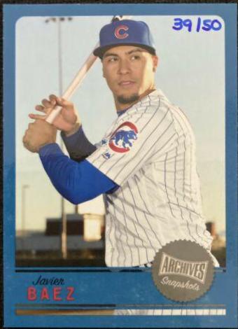 Javier Baez [Blue] #AS-JB