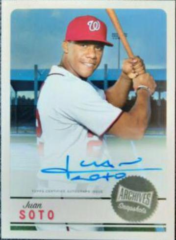 Juan Soto [Autograph] #AS-JS
