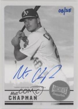 Matt Chapman [Autograph Black & White] #AS-MC