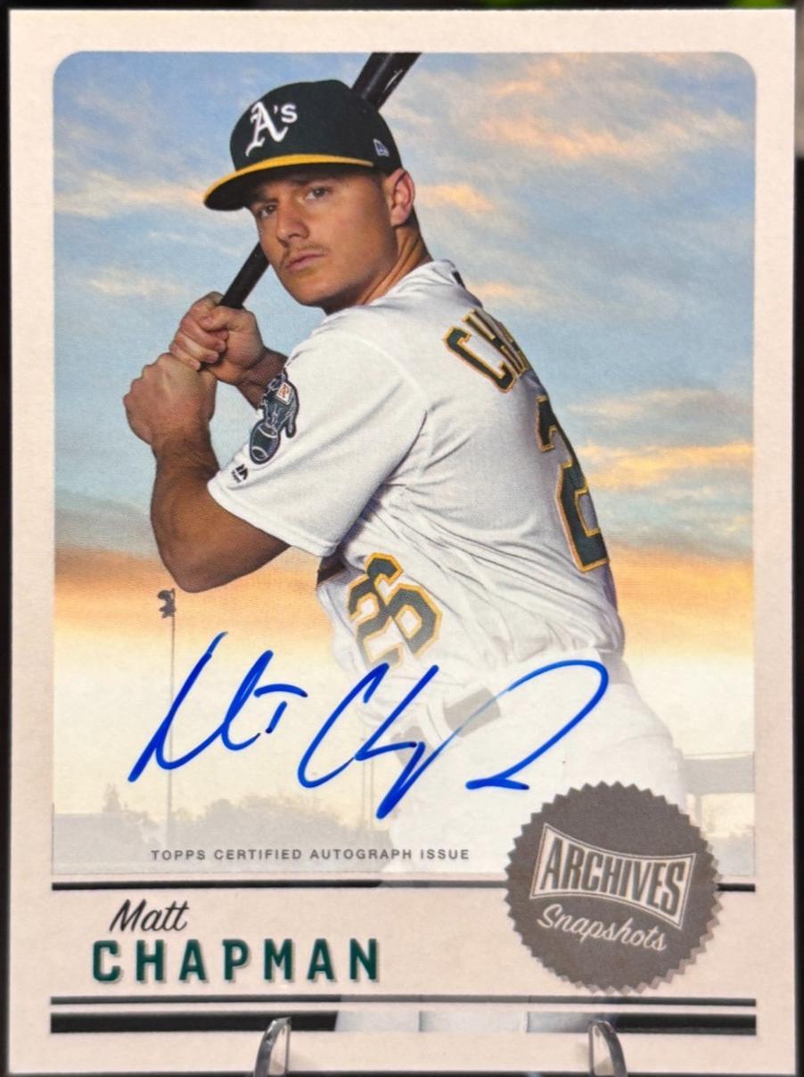 Matt Chapman [Autograph] #AS-MC