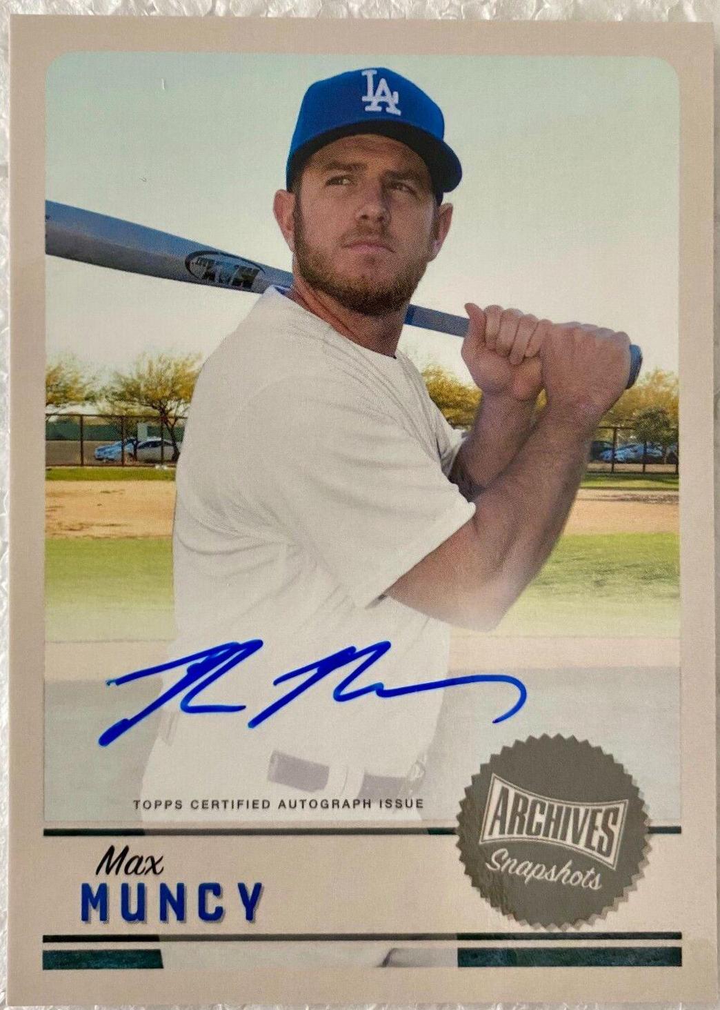 Max Muncy [Autograph] #AS-MMU