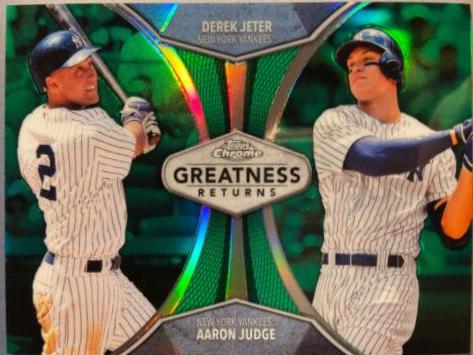 Aaron Judge, Derek Jeter [Green Refractor] #GRE-6