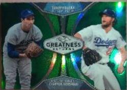 Sandy Koufax, Clayton Kershaw [Green Refractor] #GRE-15