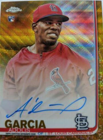 Adolis Garcia [Gold Wave Refractor] #RA-AG