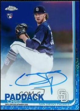 Chris Paddack [Blue Refractor] #RA-CPA