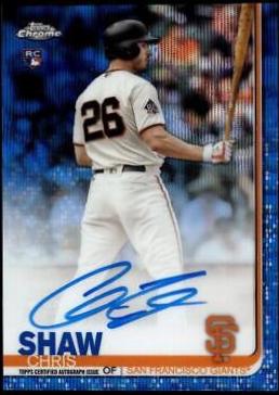 Chris Shaw [Blue Wave Refractor] #RA-CS
