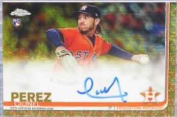 Cionel Perez [Gold Wave Refractor] #RA-CP