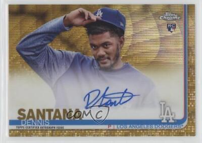 Dennis Santana [Gold Wave Refractor] #RA-DSA