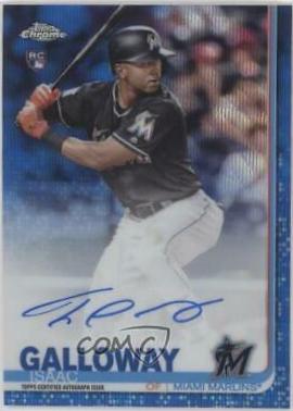 Isaac Galloway [Blue Wave Refractor] #RA-IG