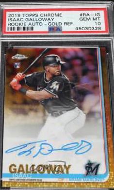 Isaac Galloway [Gold Refractor] #RA-IG