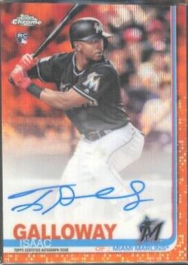 Isaac Galloway [Orange Wave Refractor] #RA-IG
