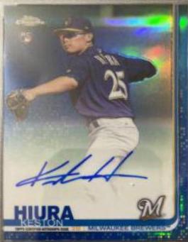 Keston Hiura [Blue Refractor] #RA-KH
