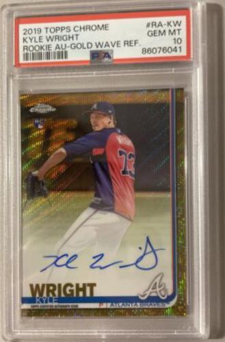 Kyle Wright [Gold Wave Refractor] #RA-KW